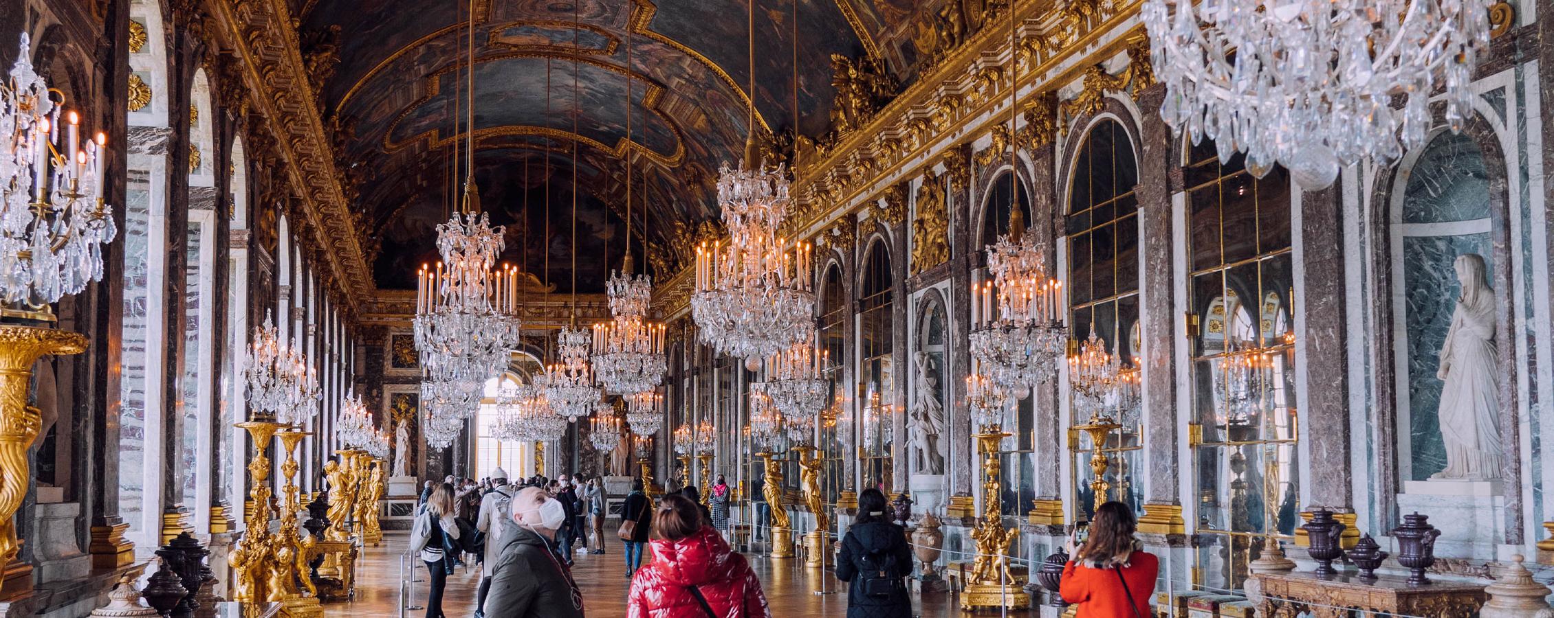 凡尔赛宫的镜厅.