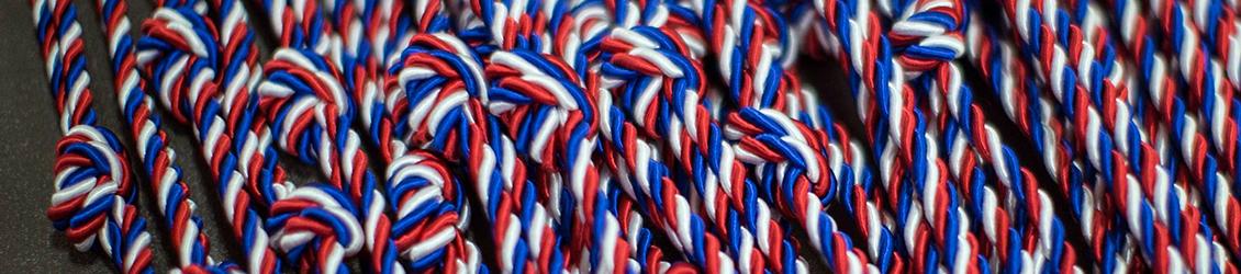 Image: Patriotic striped ropes